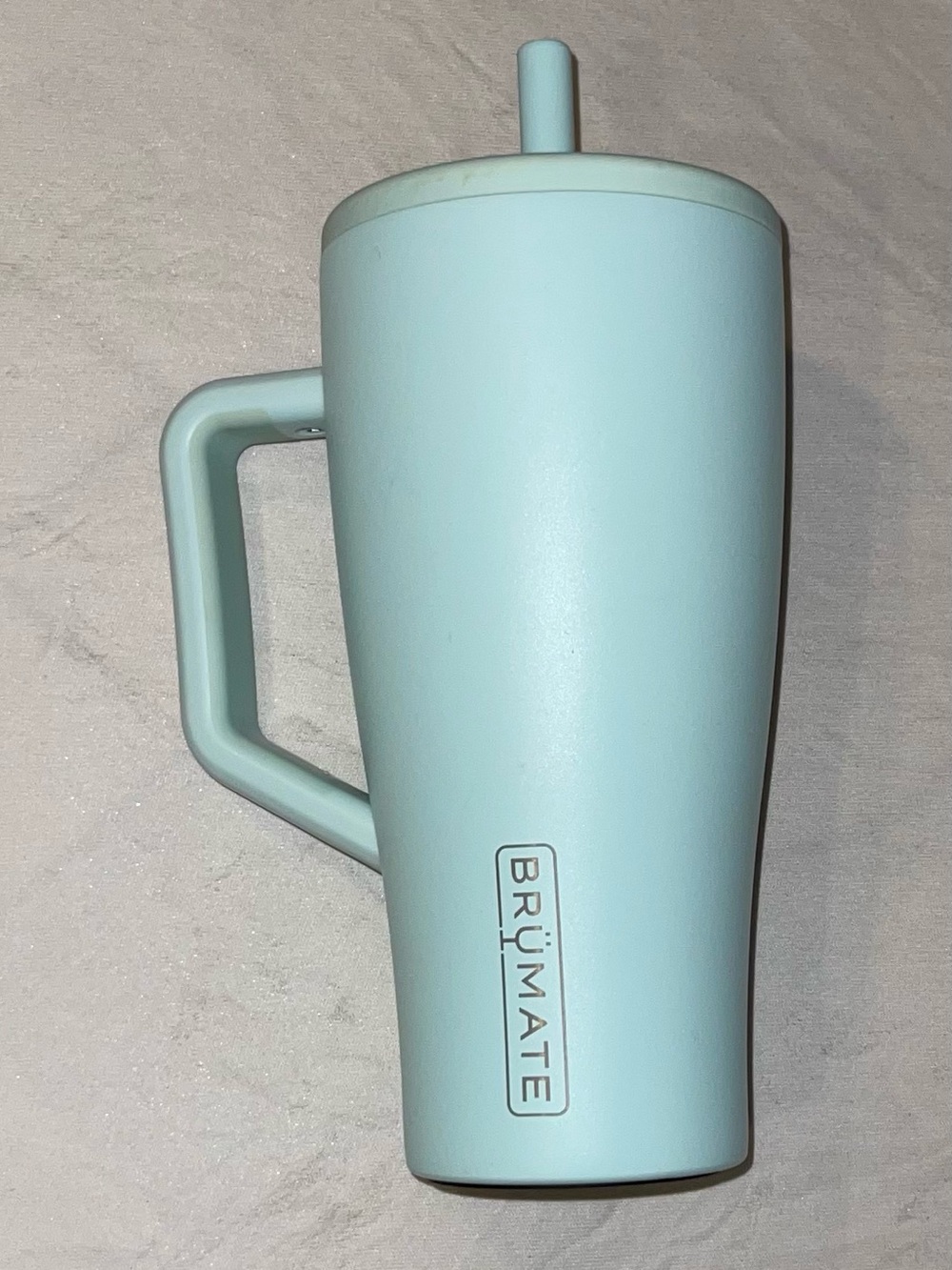 BrüMate Aqua Travel Mug with Handle and Straw Lid